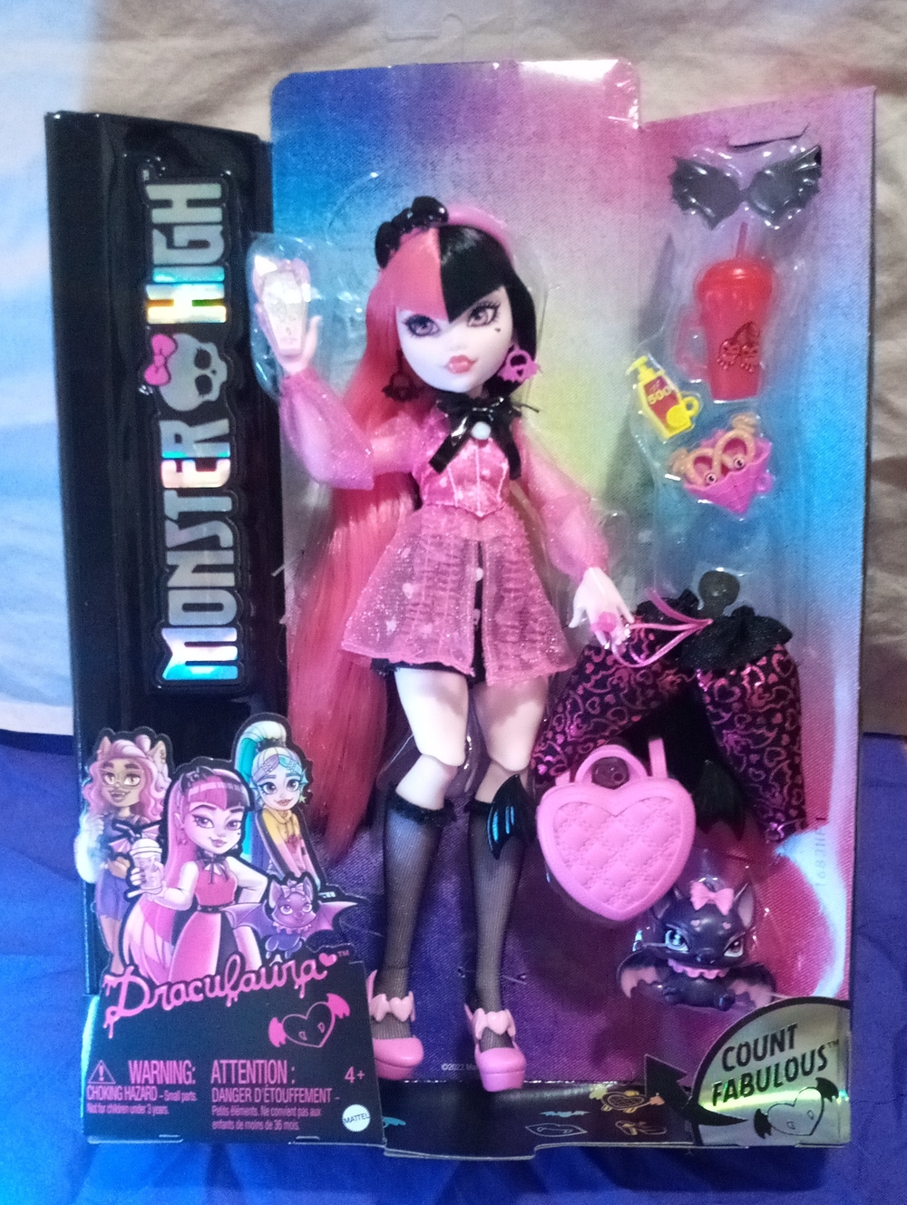 Monster High Draculaura G3 Original Core Doll IN BOX 2022